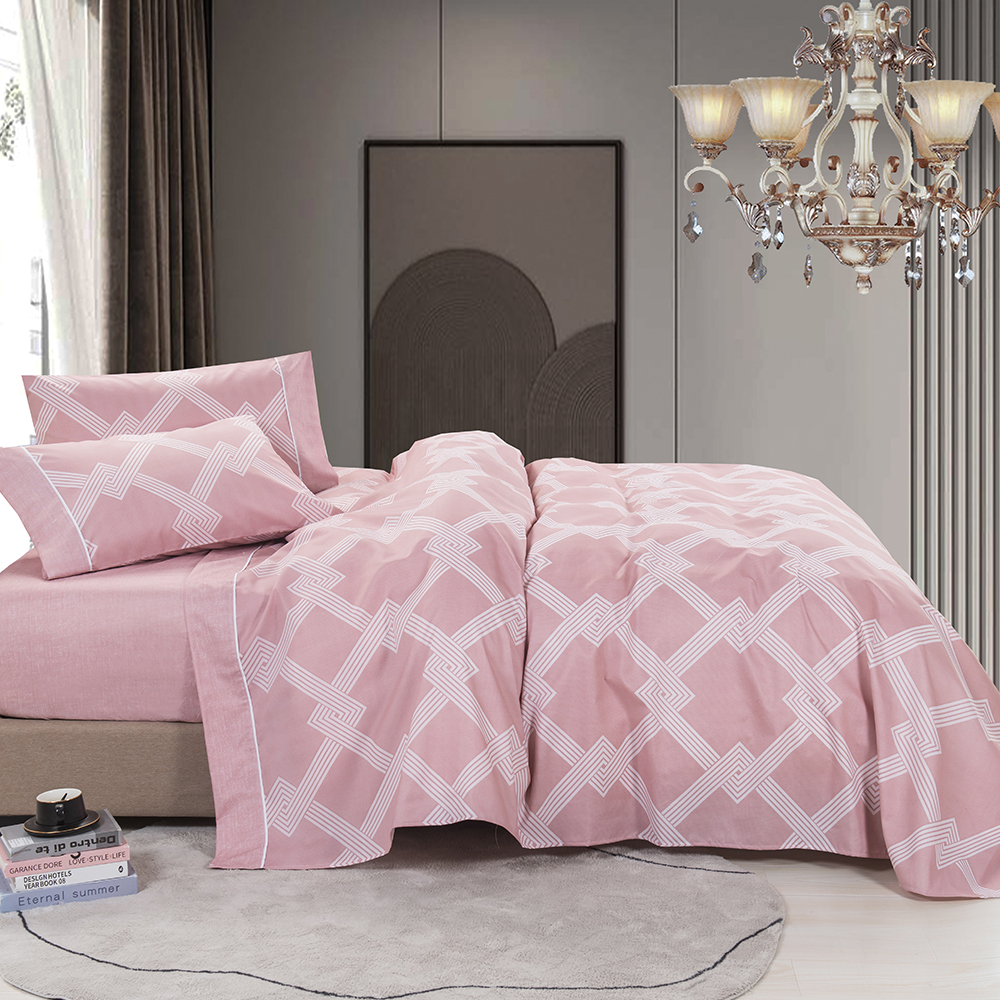 99,99% Polyester Twill Disserse Printed 4 PCS Sheets Sheets Set