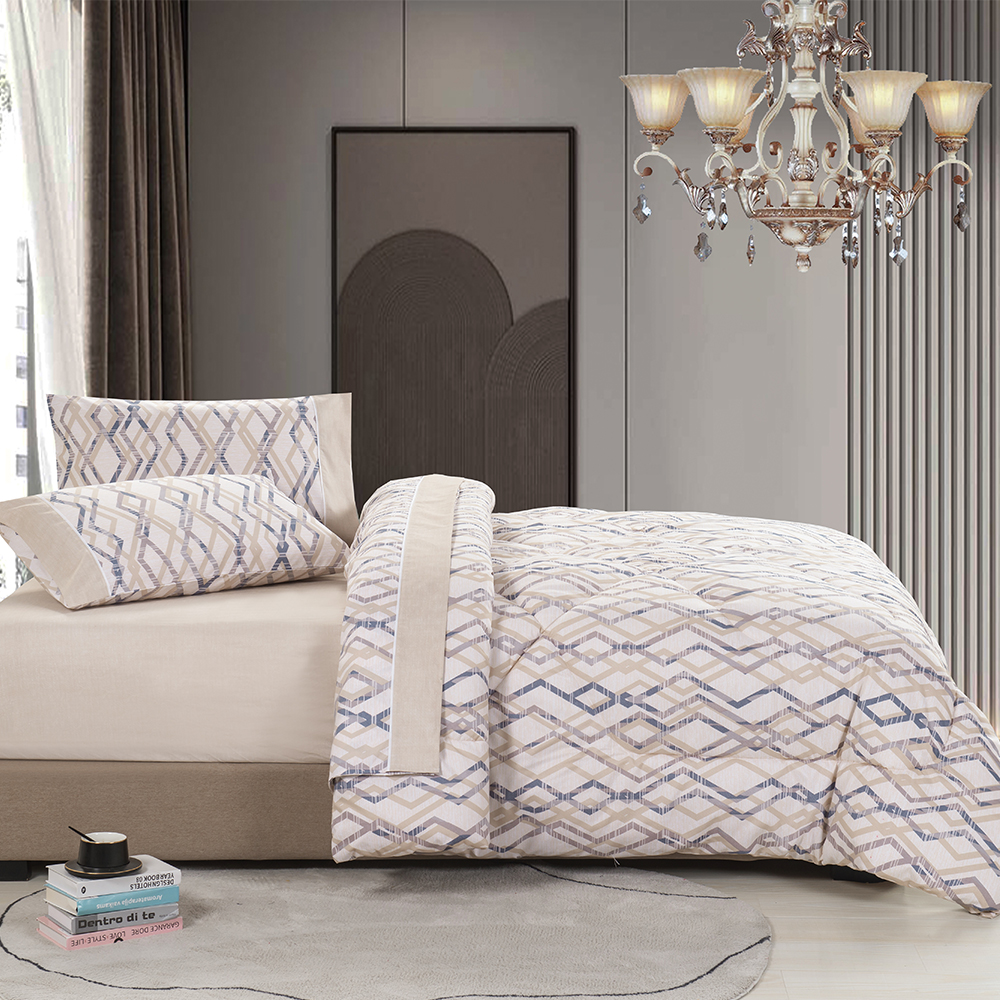 99,99% polyester 85gsm Twill dispersing dicetak 5 pcs set penghibur